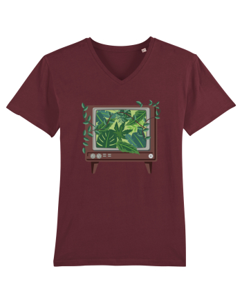 Vintage TV Nature Burgundy