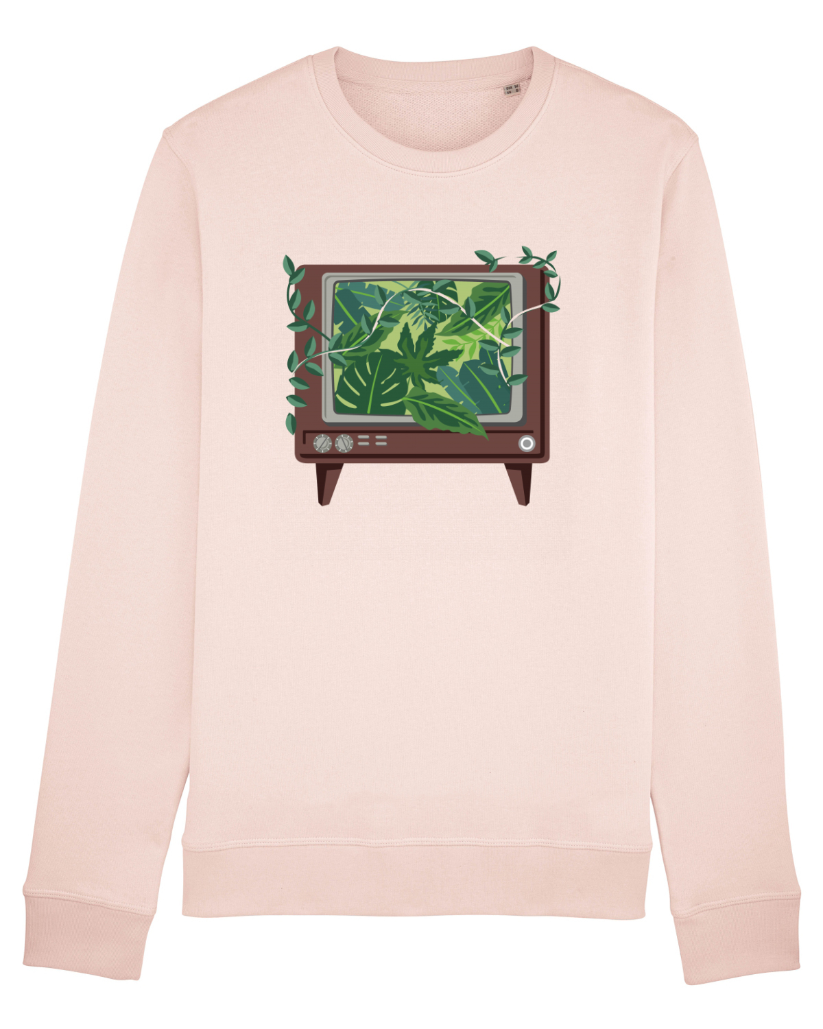 Bluză mânecă lungă Unisex Rise Candy Pink