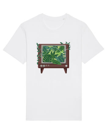 Vintage TV Nature White