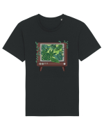 Vintage TV Nature Tricou mânecă scurtă Unisex Rocker