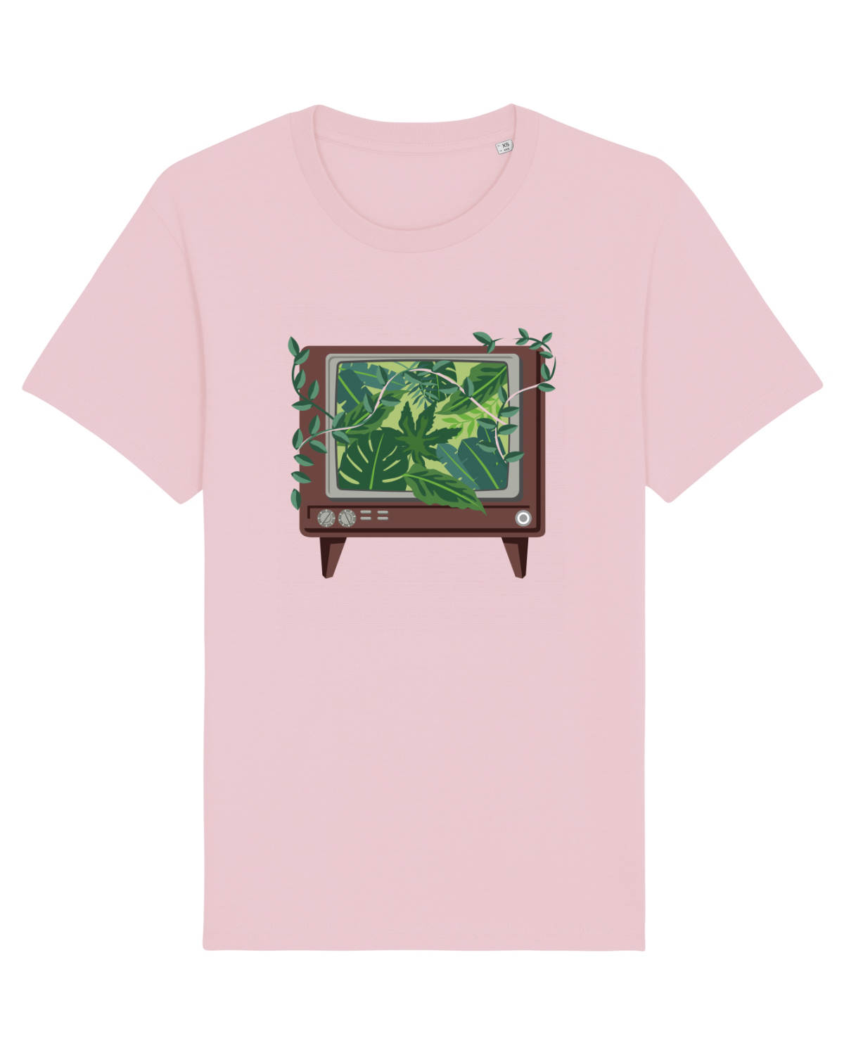 Tricou mânecă scurtă Unisex Rocker Cotton Pink