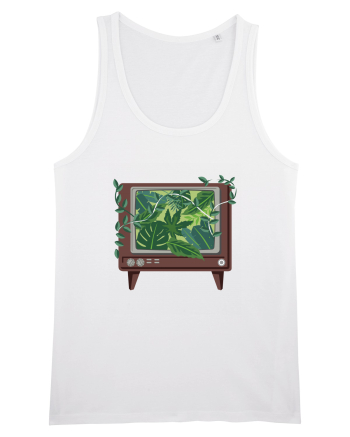 Vintage TV Nature White
