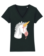 Icecream Unicorn Tricou mânecă scurtă guler V Damă Evoker