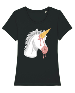 Icecream Unicorn Tricou mânecă scurtă guler larg fitted Damă Expresser