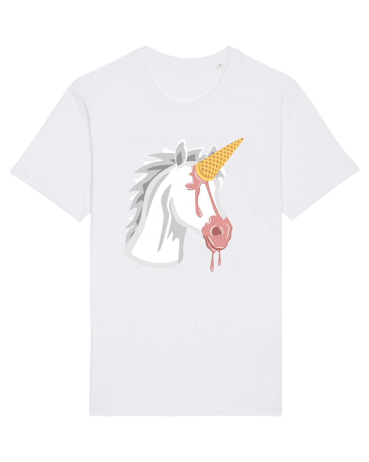 Tricou mânecă scurtă Unisex Rocker White