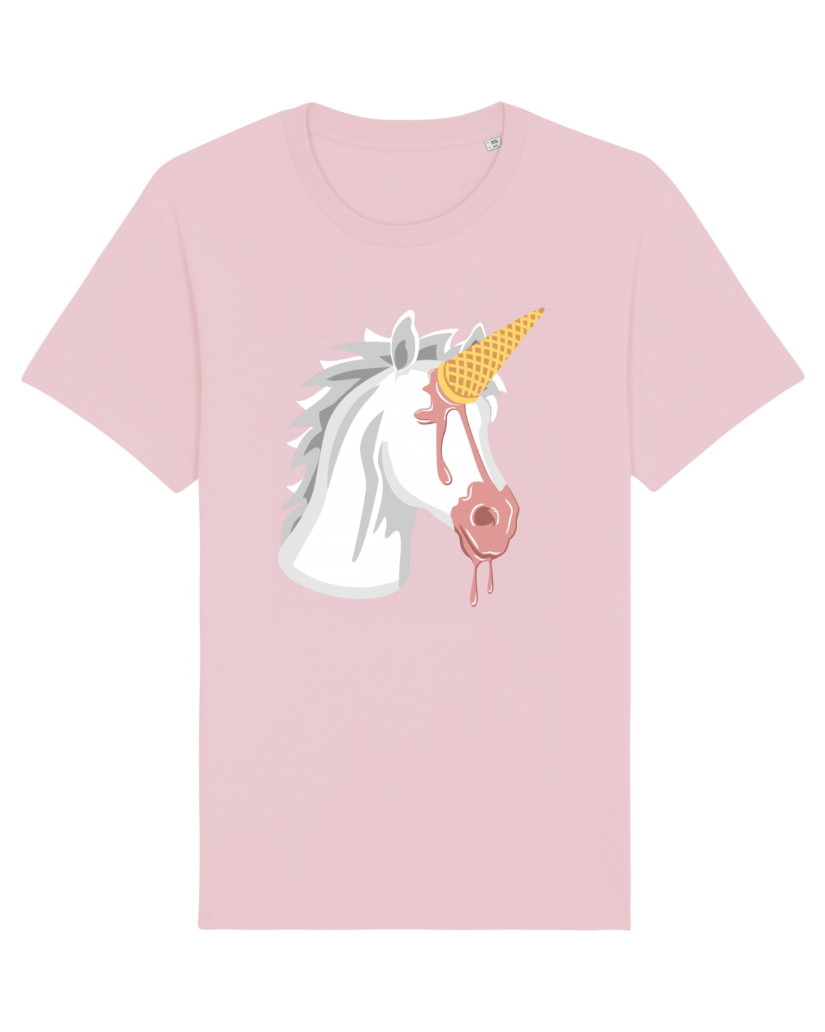 Tricou mânecă scurtă Unisex Rocker Cotton Pink