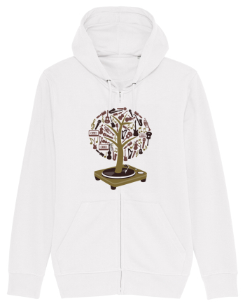 Vinyl Disk Music Tree White