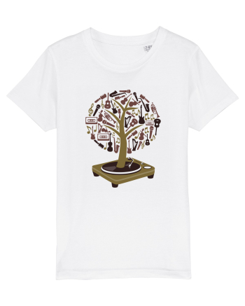 Vinyl Disk Music Tree White
