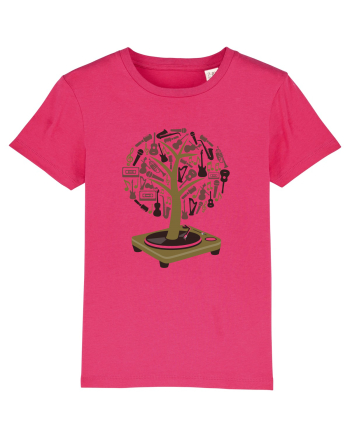 Vinyl Disk Music Tree Raspberry