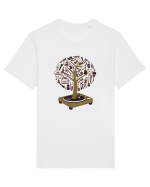 Vinyl Disk Music Tree Tricou mânecă scurtă Unisex Rocker