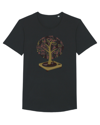 Vinyl Disk Music Tree Black