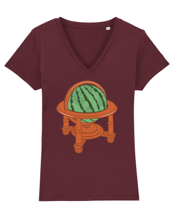 Watermelon Globe Burgundy