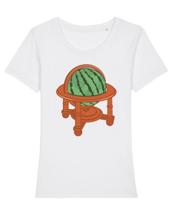 Watermelon Globe White