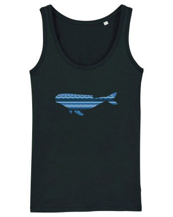 Ceramic Whale Black