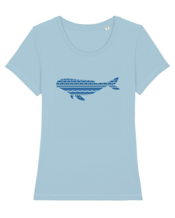 Ceramic Whale Sky Blue