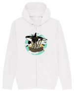 Whale Air Balloon Hanorac cu fermoar Unisex Connector