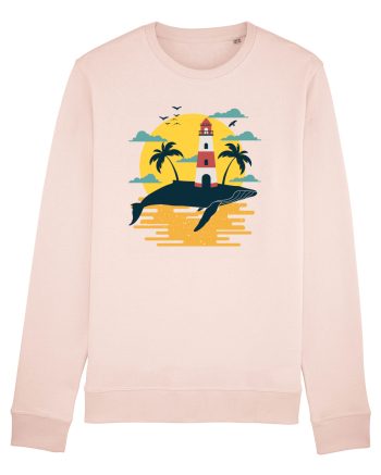 Whale Lighthouse Candy Pink