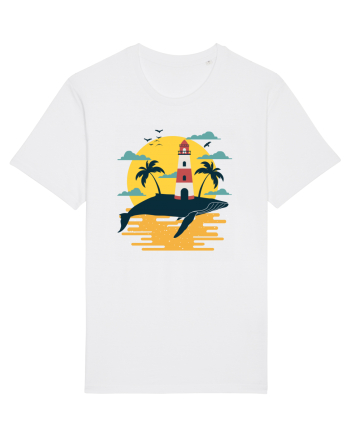 Whale Lighthouse White