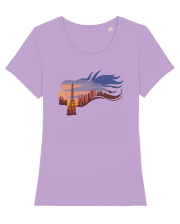 Woman In Paris Lavender Dawn