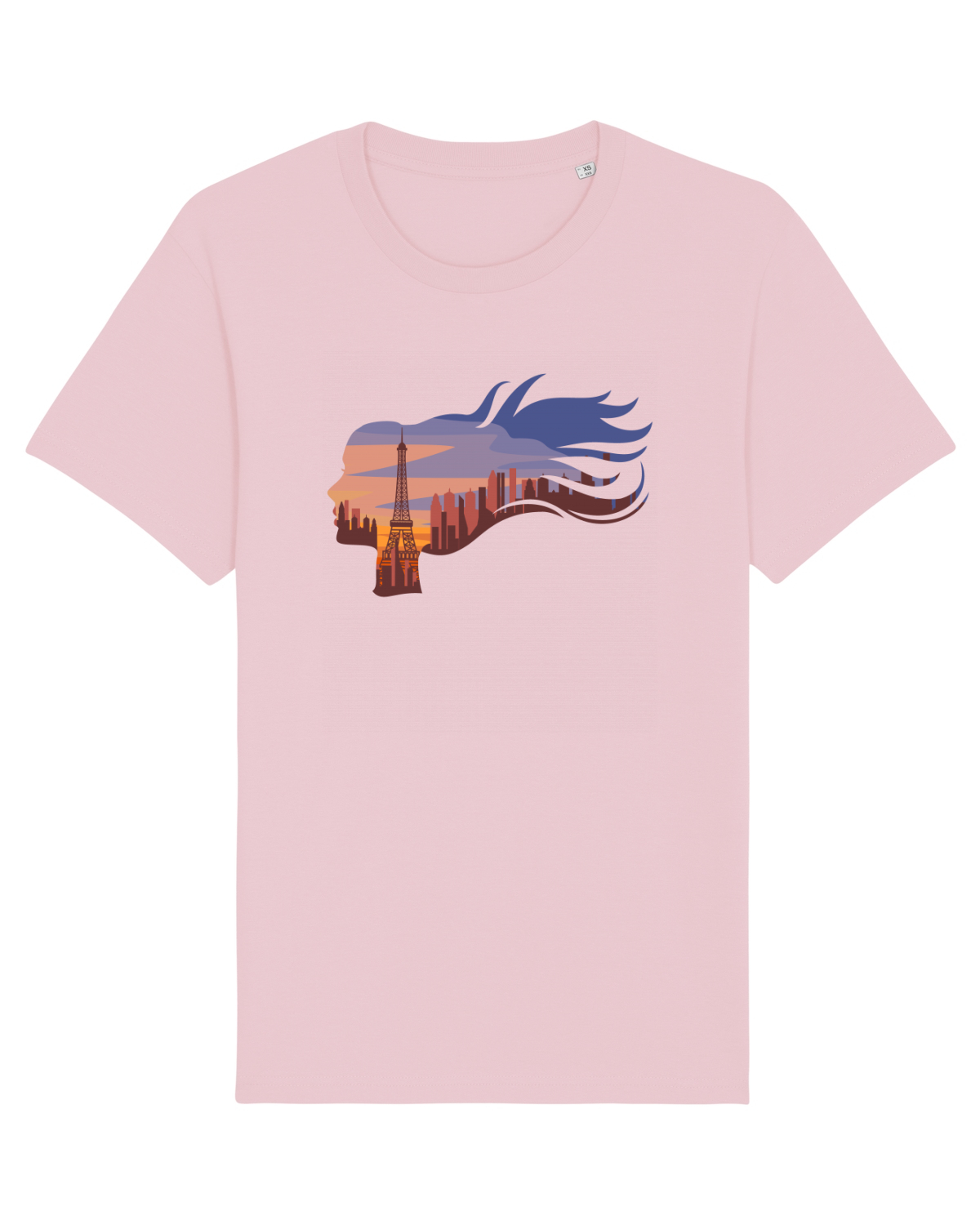 Tricou mânecă scurtă Unisex Rocker Cotton Pink
