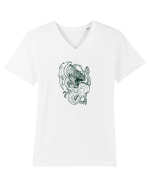Balaurul 5. Tricou mânecă scurtă guler V Bărbat Presenter