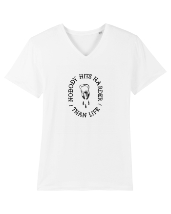 Nobody hits harder than life White