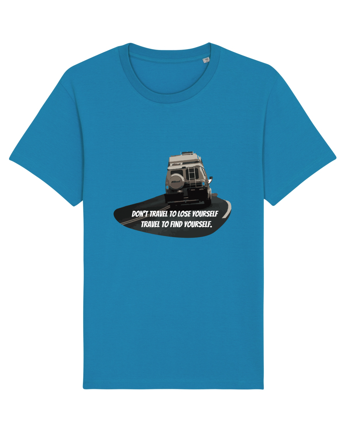 Tricou mânecă scurtă Unisex Rocker Azur