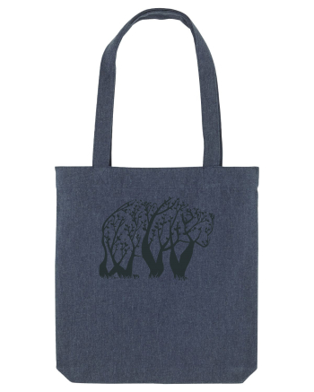 Tree Bear Midnight Blue