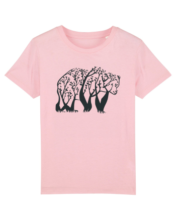 Tree Bear Cotton Pink