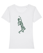 Tennis Tricou mânecă scurtă guler larg fitted Damă Expresser