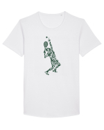 Tennis Tricou mânecă scurtă guler larg Bărbat Skater
