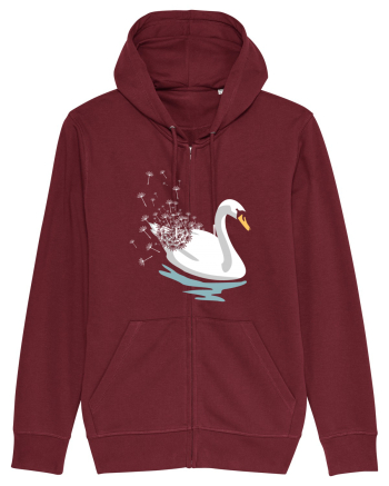 Swan Dandelion Burgundy