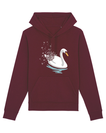 Swan Dandelion Burgundy
