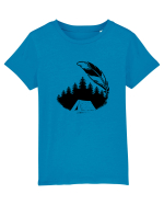 Cu Cortul în Pădure Tricou mânecă scurtă  Copii Mini Creator