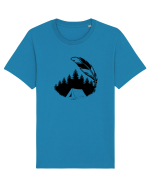 Cu Cortul în Pădure Tricou mânecă scurtă Unisex Rocker