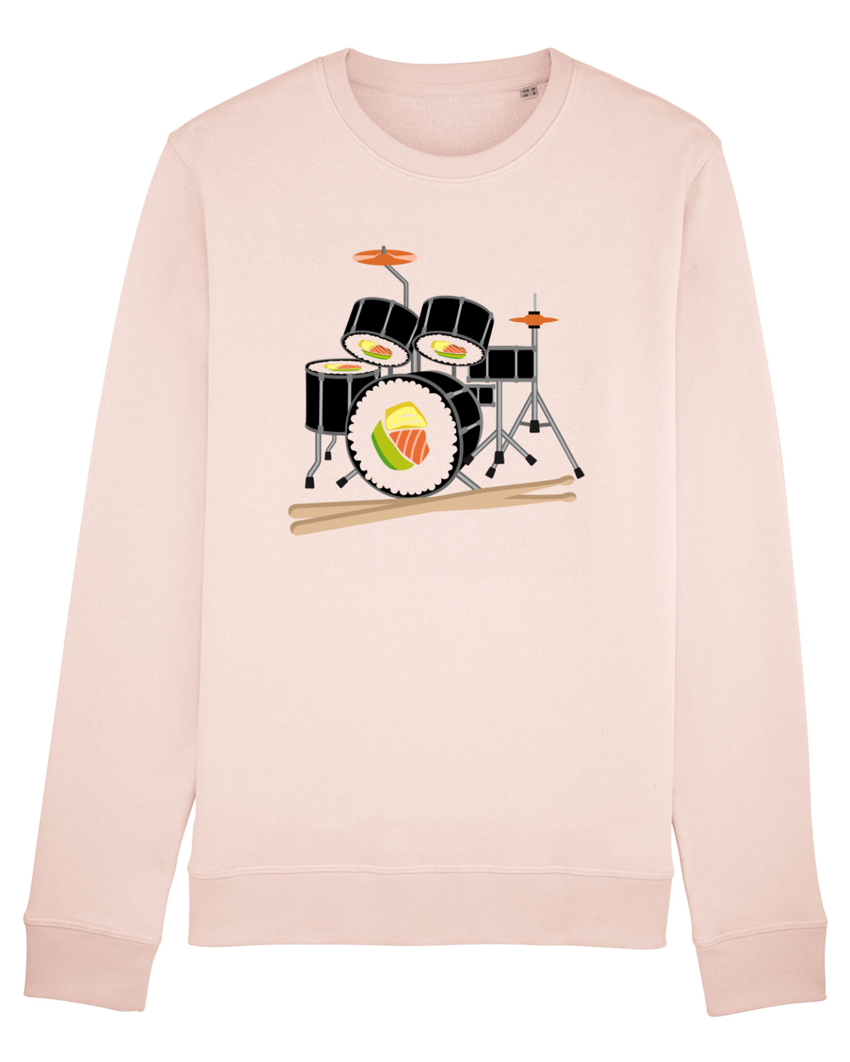 Bluză mânecă lungă Unisex Rise Candy Pink