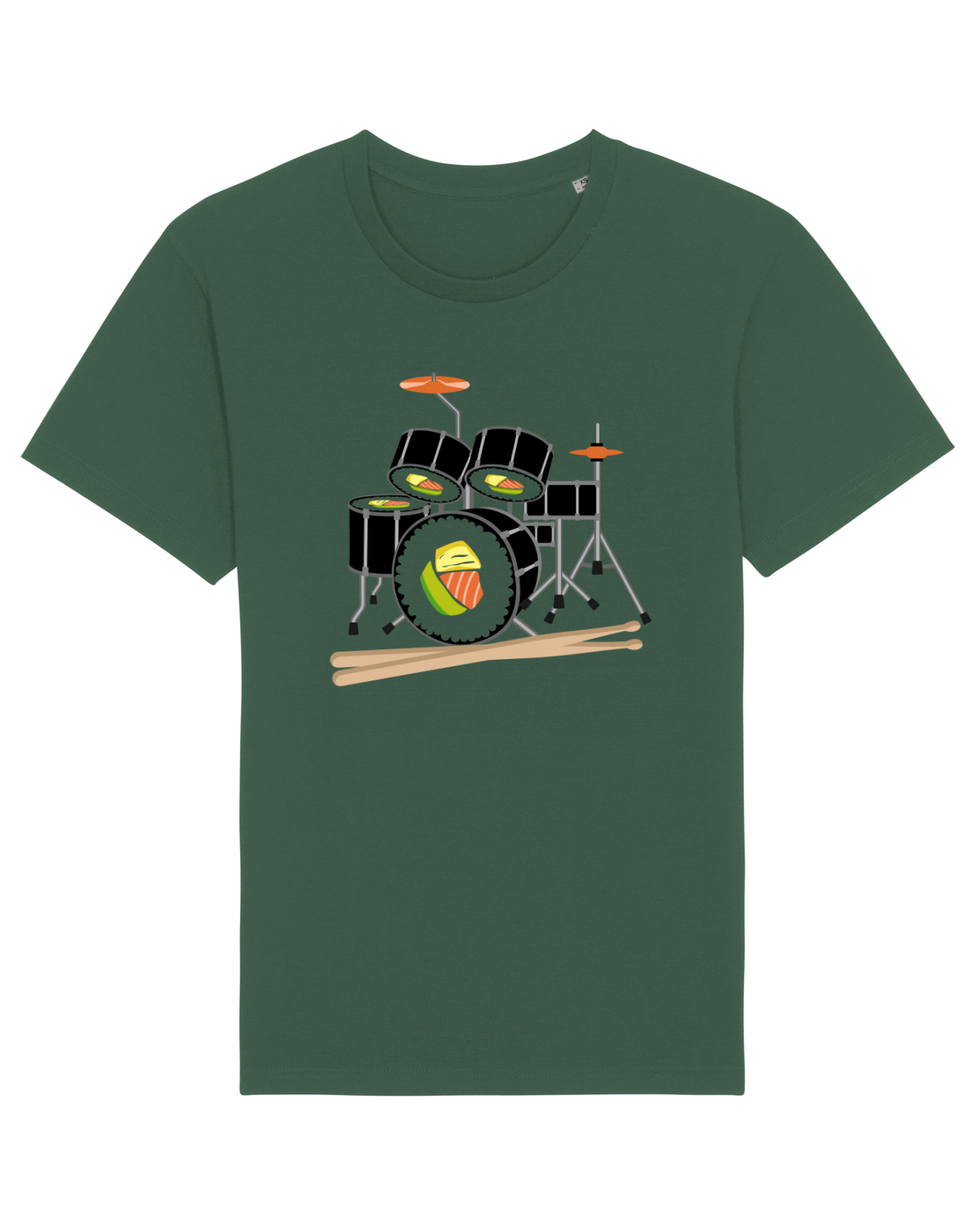 Tricou mânecă scurtă Unisex Rocker Bottle Green