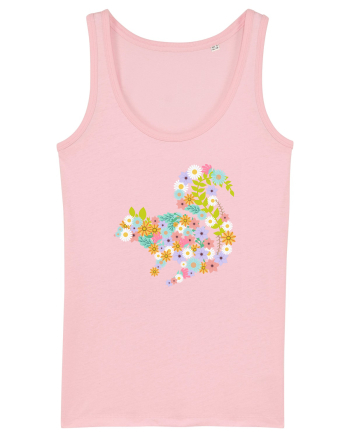Squirrel Flower Cotton Pink