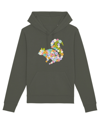 Squirrel Flower Khaki