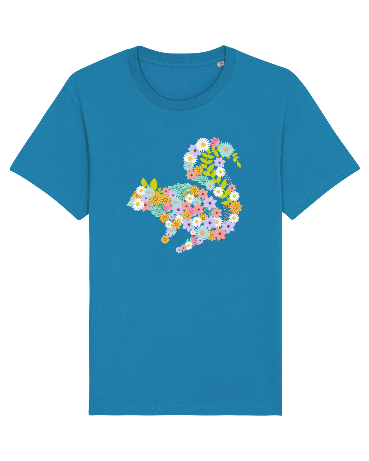 Tricou mânecă scurtă Unisex Rocker Azur