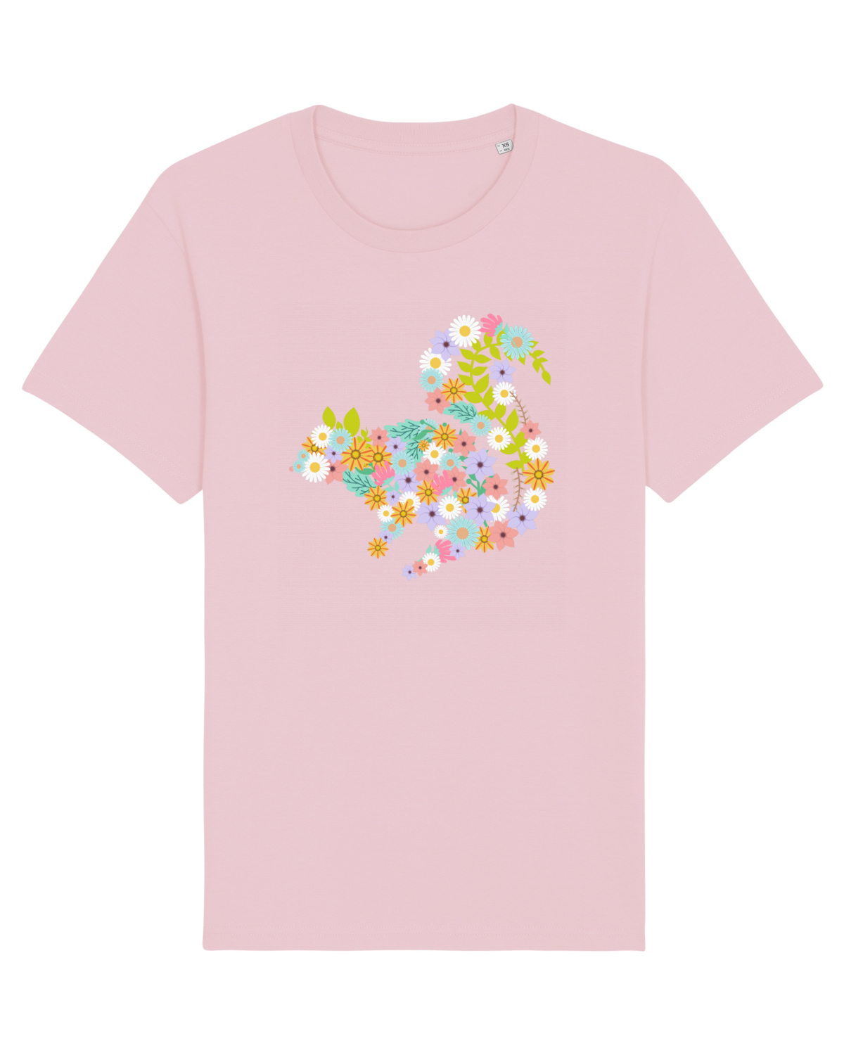 Tricou mânecă scurtă Unisex Rocker Cotton Pink