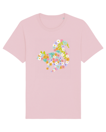 Squirrel Flower Cotton Pink