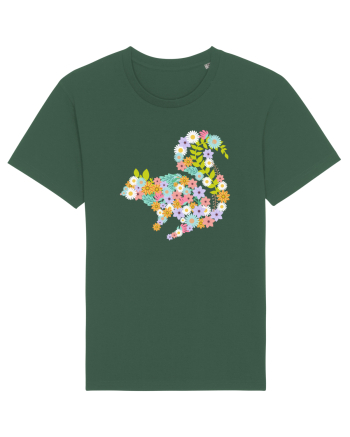 Squirrel Flower Bottle Green