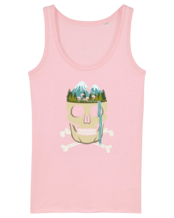 Skull Waterfall Cotton Pink