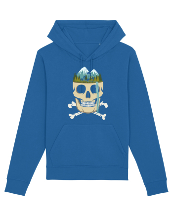Skull Waterfall Royal Blue