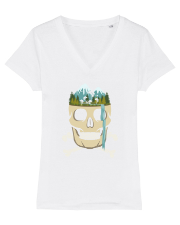 Skull Waterfall White