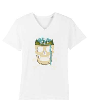 Skull Waterfall White