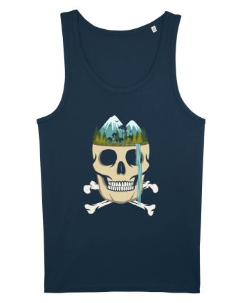 Skull Waterfall Navy