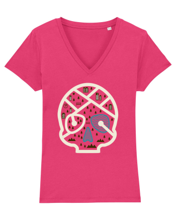 Skull Map Raspberry