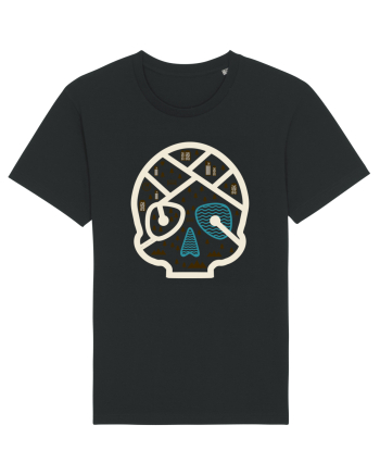 Skull Map Black